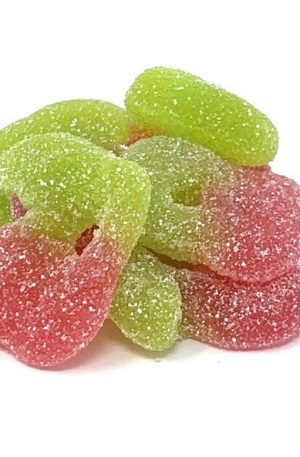 Cherry Sours UK Delta-8-THC Gummies 600 mg THC